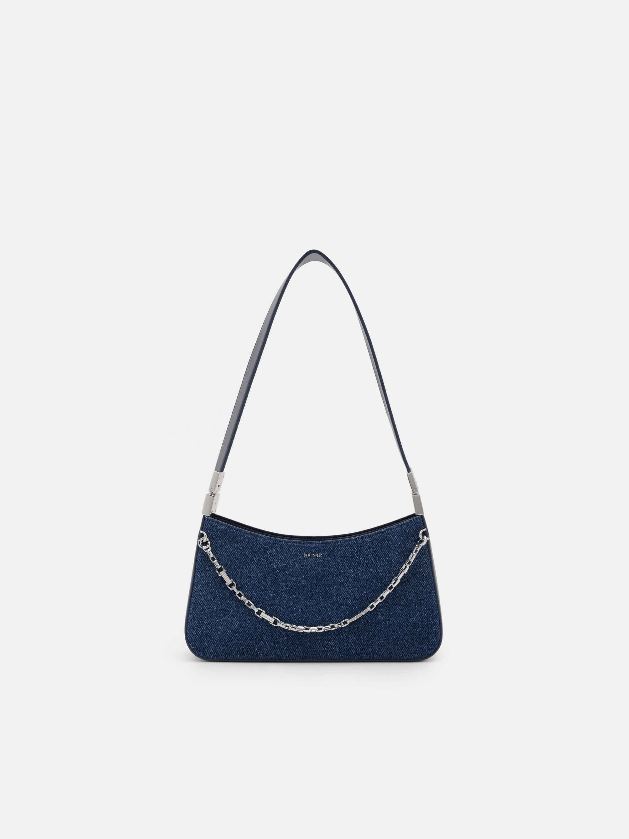 Blue Jatte Denim Shoulder Bag - PEDRO US