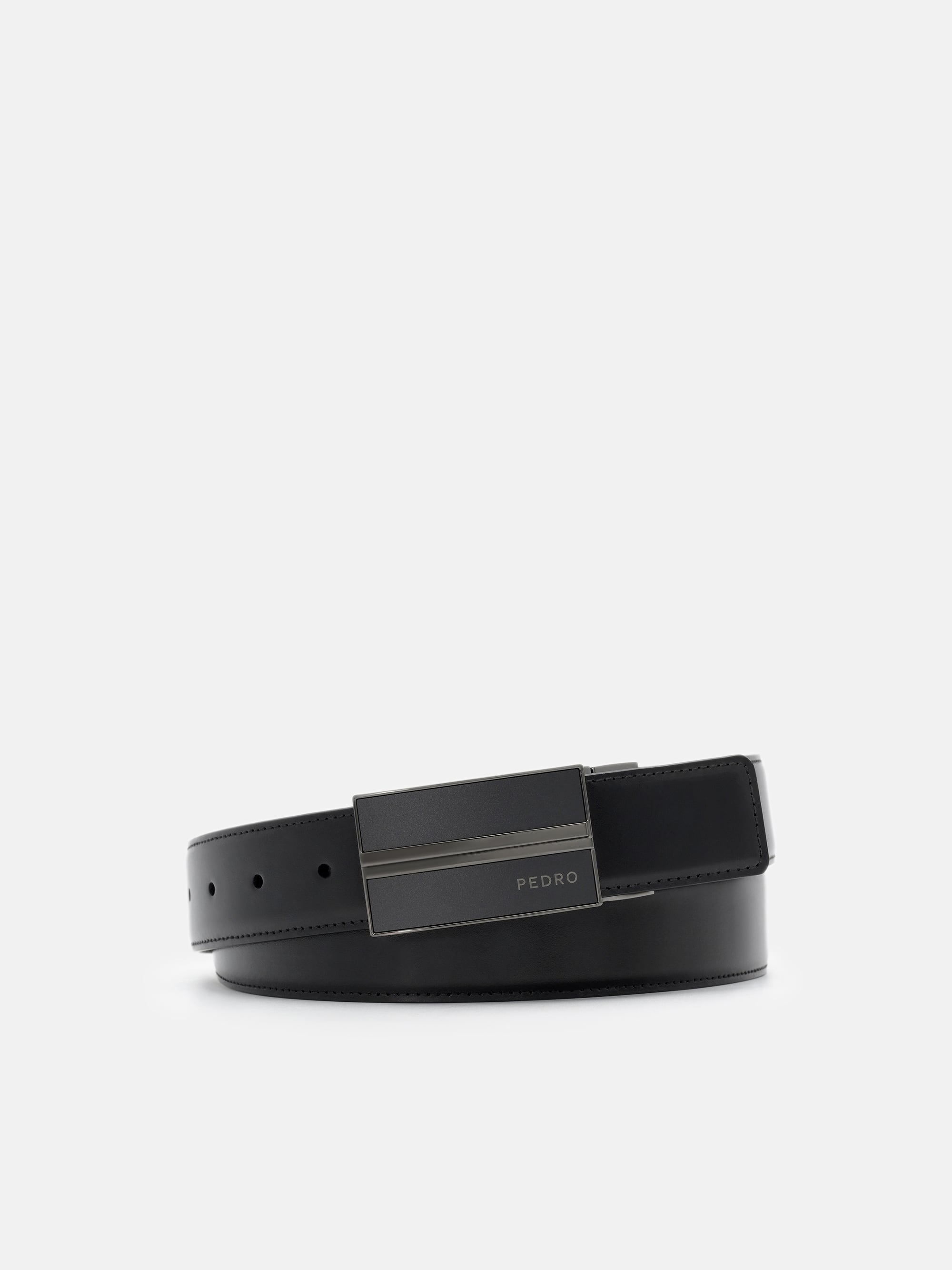 Leather Reversible Tang Belt