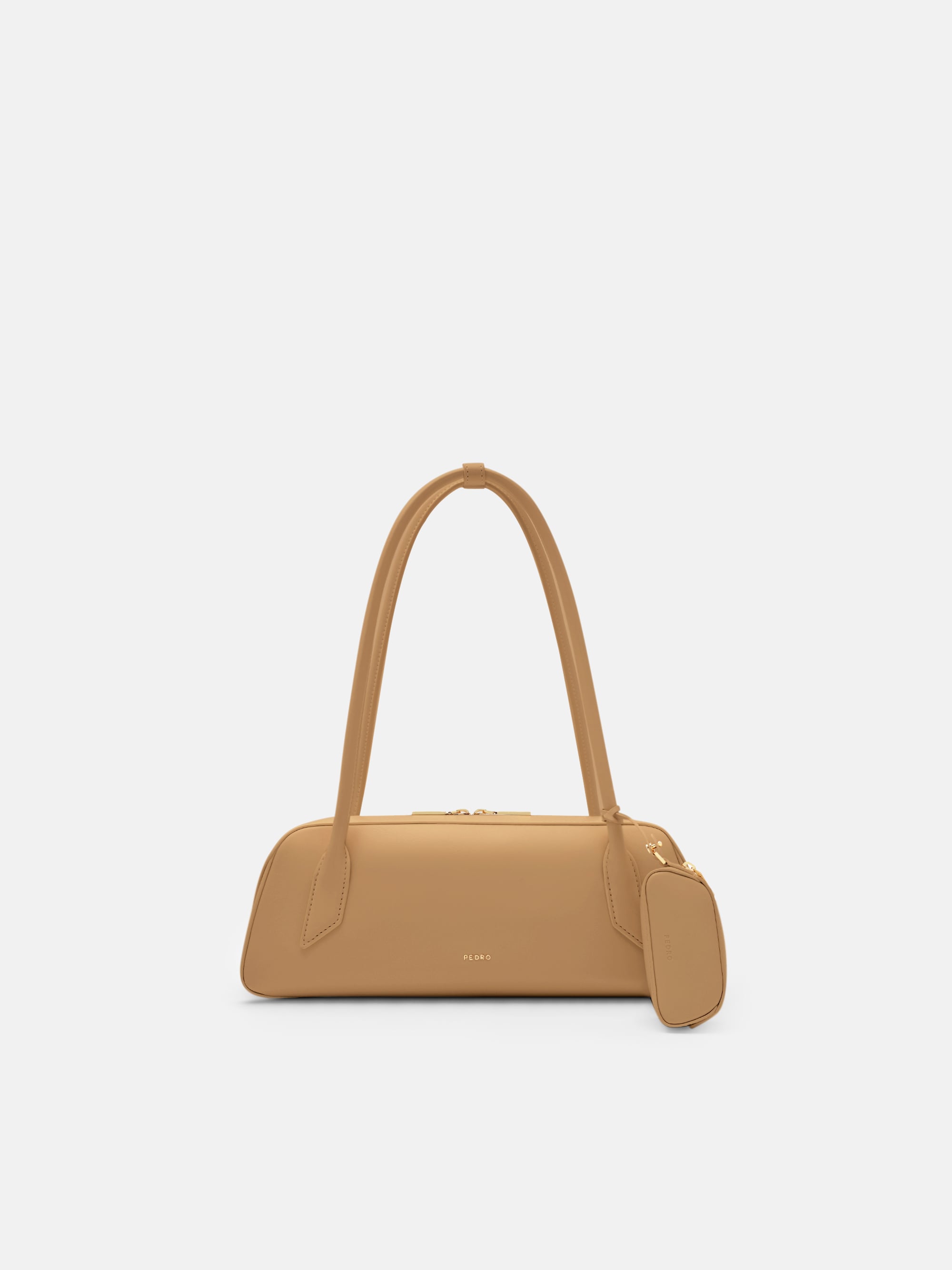 Camel Serif Shoulder Bag - PEDRO SG