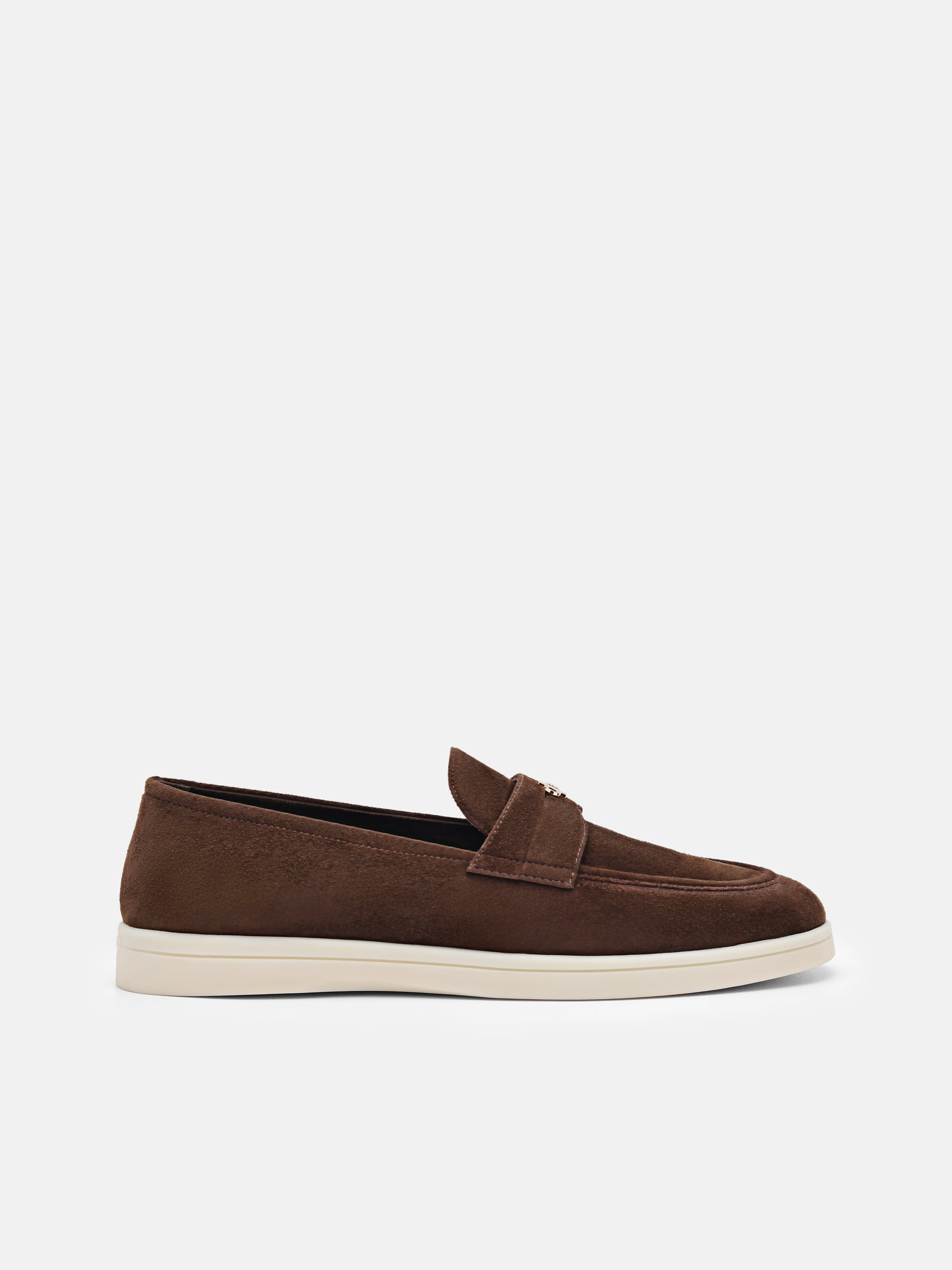 Dark Brown Suede Driving Shoes - PEDRO SG