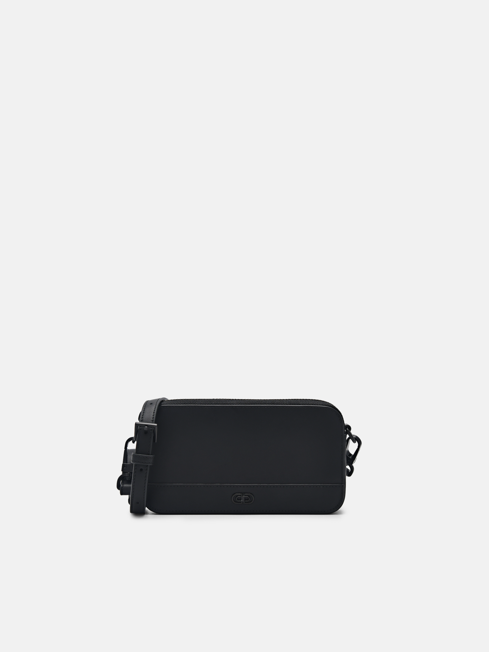 Black PEDRO Icon Leather Phone Pouch - PEDRO MY