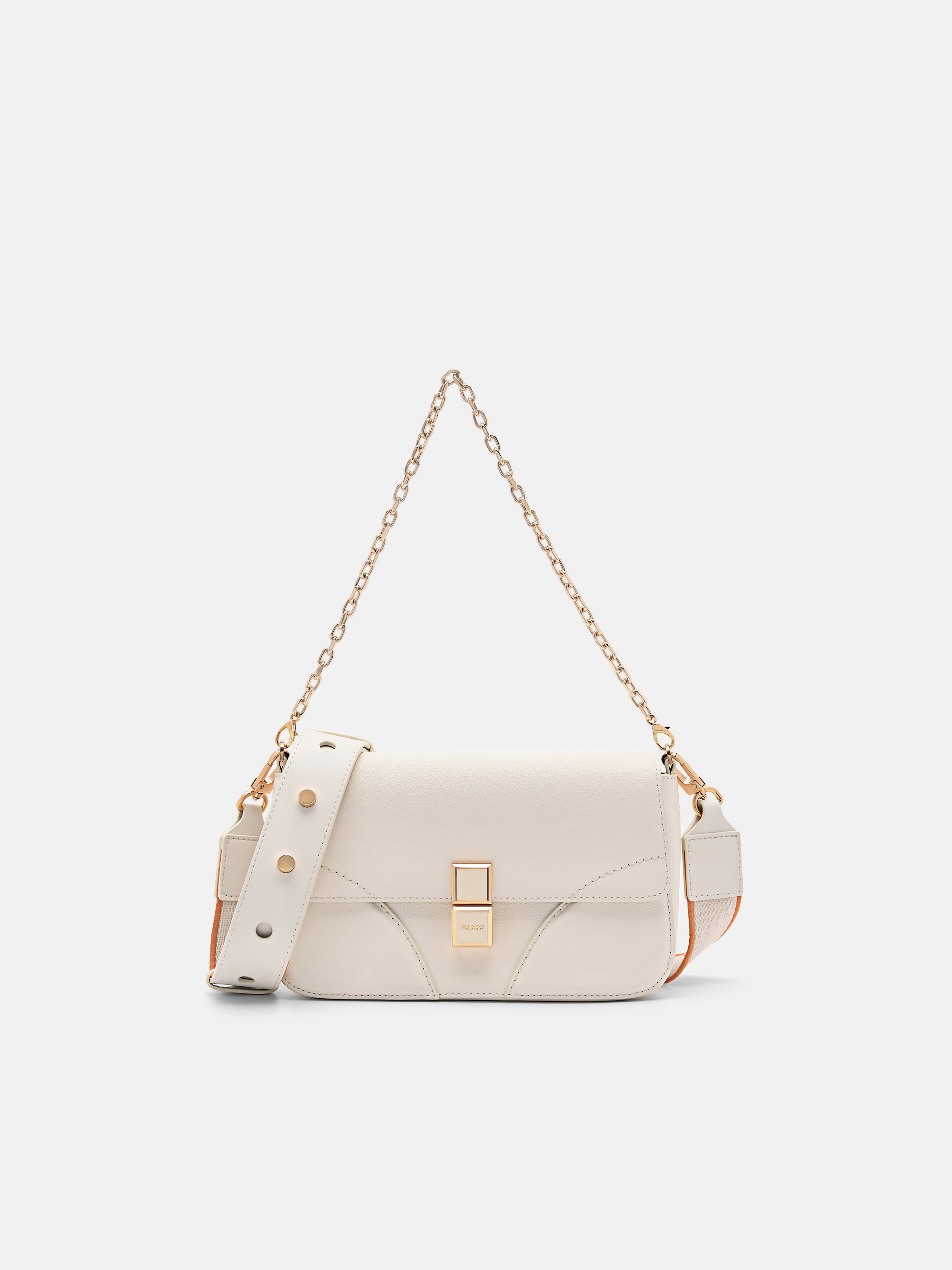 Chalk Bianca Leather Shoulder Bag PEDRO PH