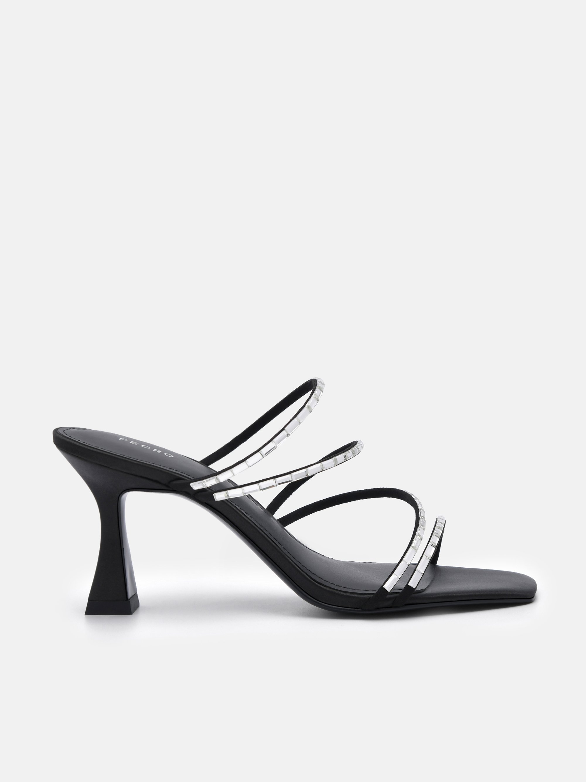 Black Savannah Heel Sandals - PEDRO MY