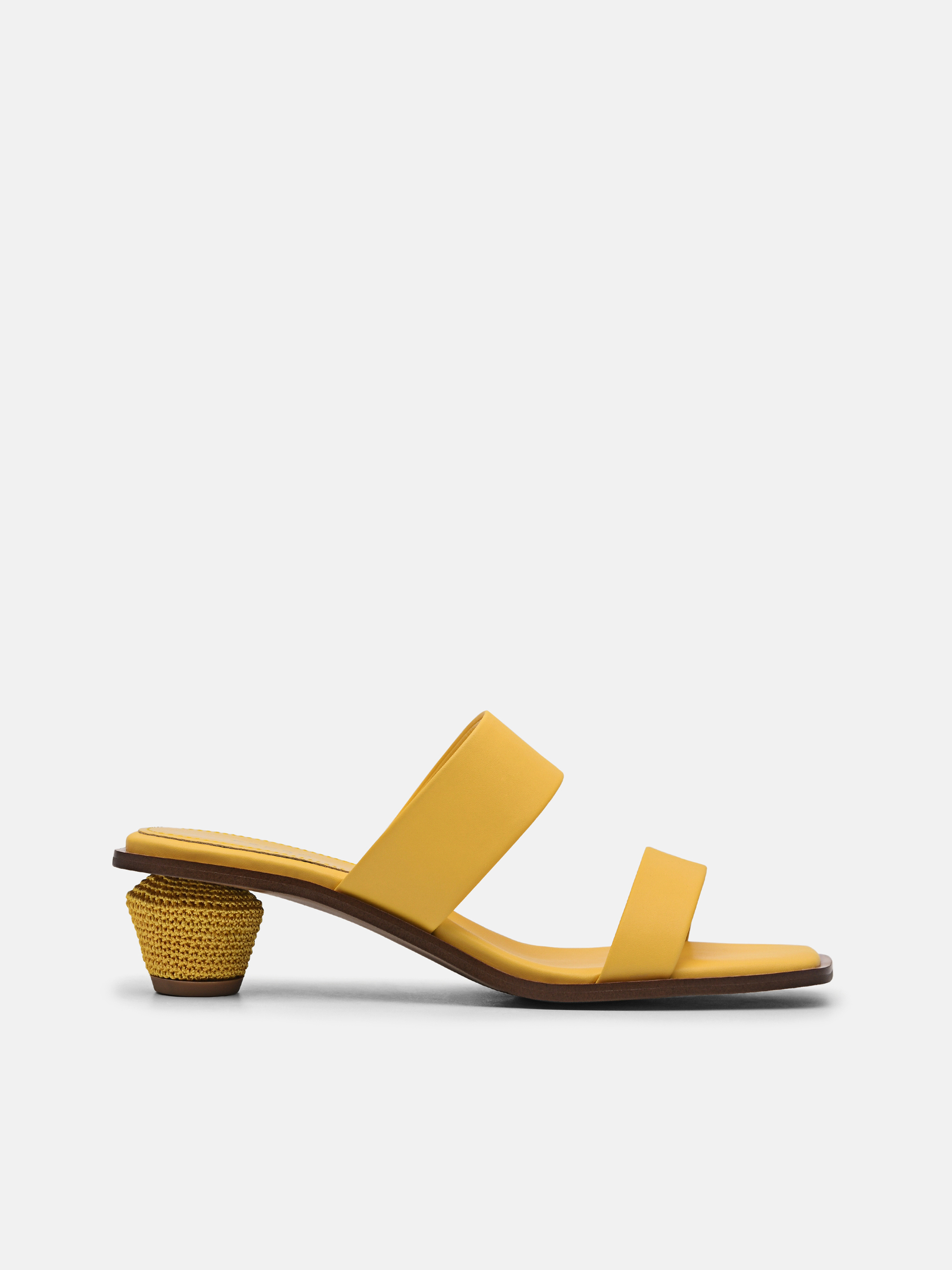 yellow summer sandals