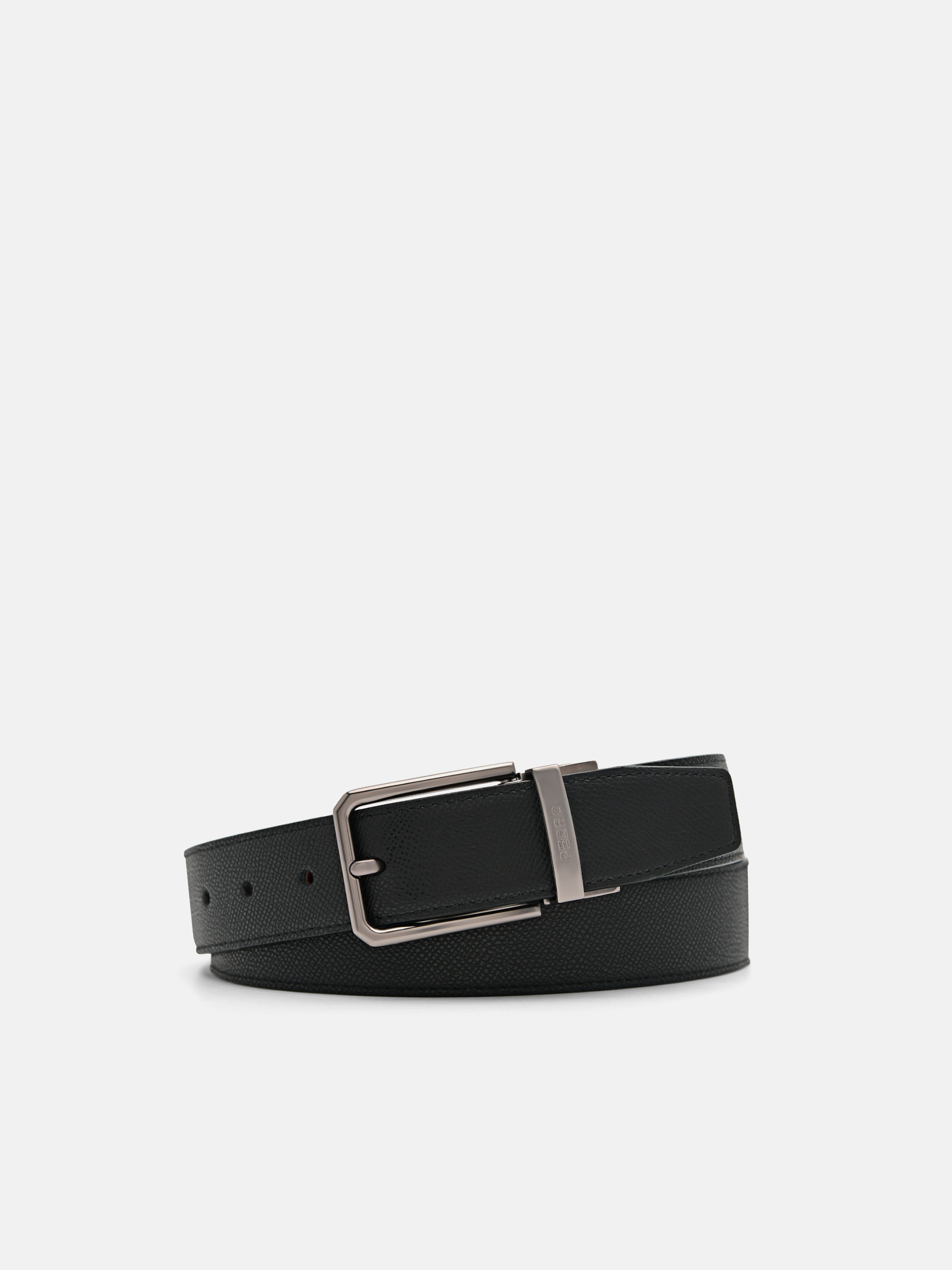Leather Reversible Pin Belt - PEDRO MO