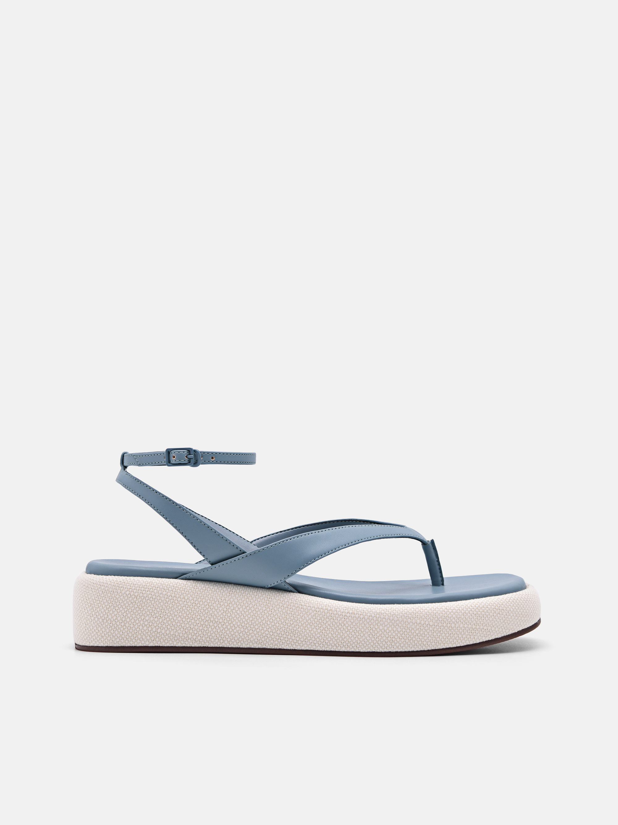 black ankle strap flatform sandals