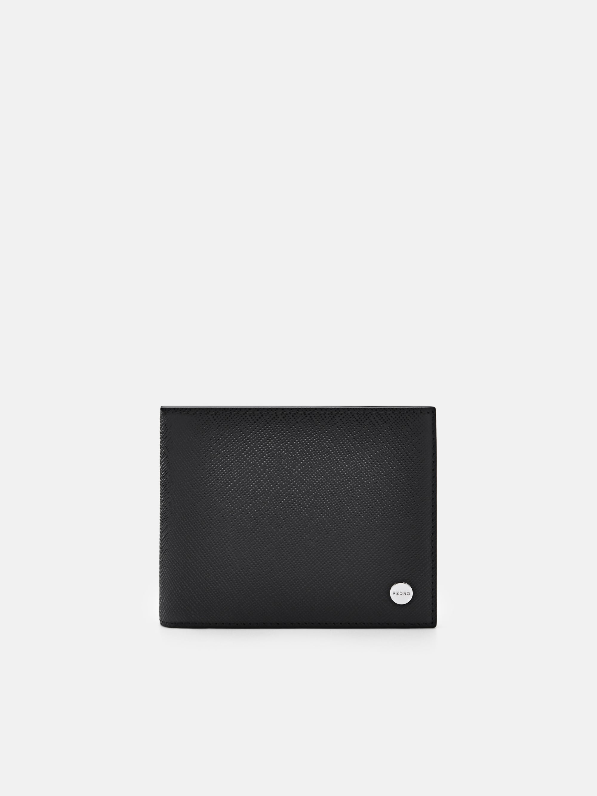 Black Oliver Leather Bi-Fold Wallet with Insert - PEDRO International