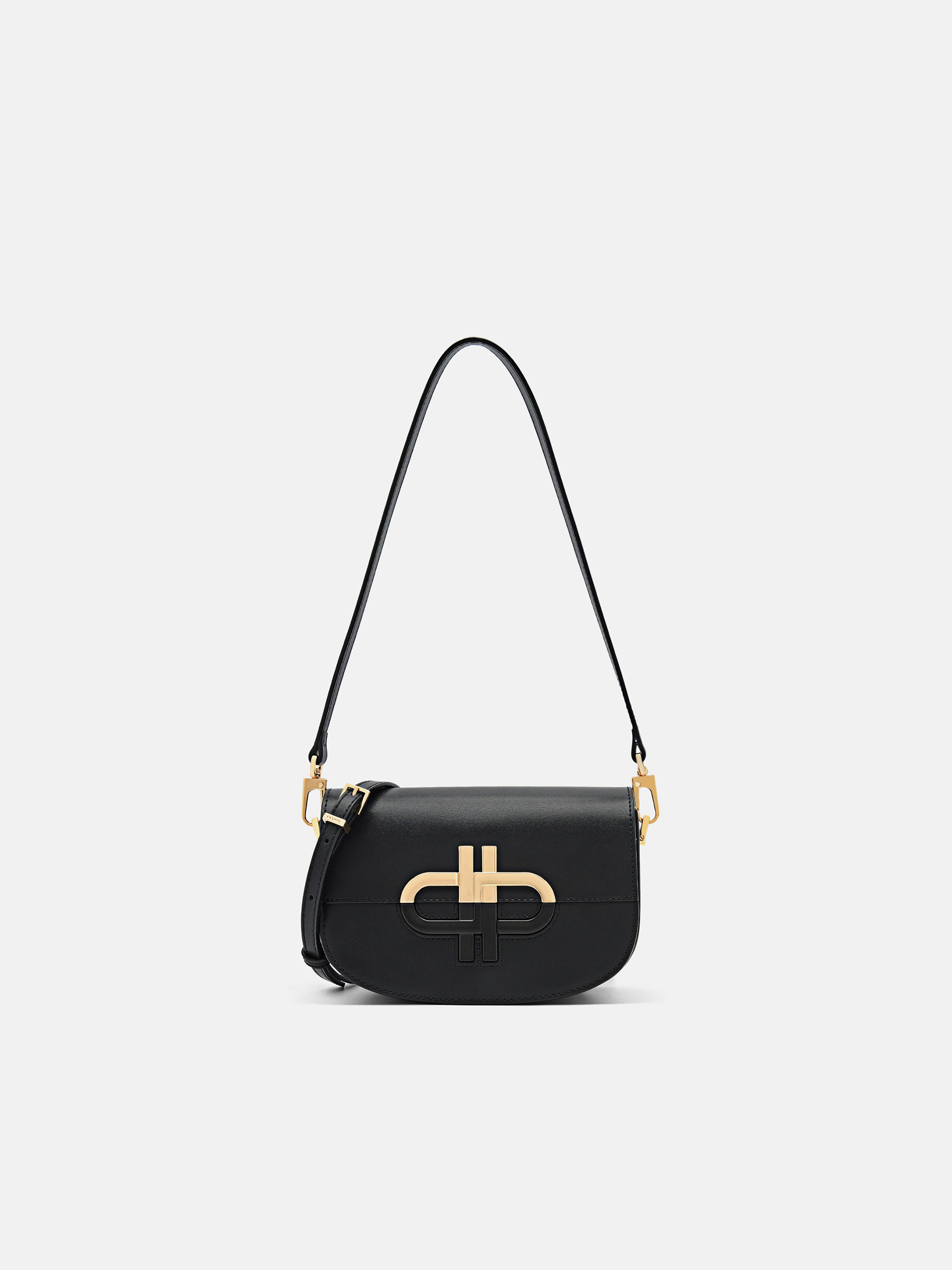 Black PEDRO Icon Leather Shoulder Bag PEDRO International